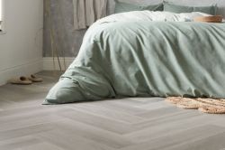 karndean herringbone luxury vinyl flooring in a living room